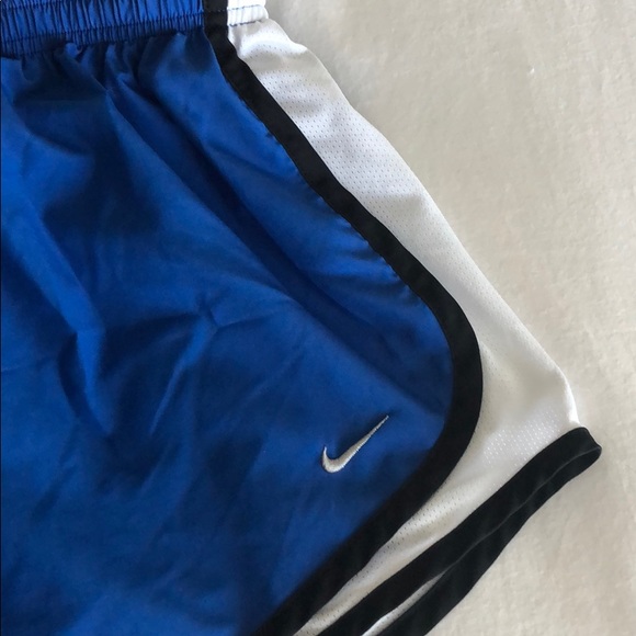 Royal blue, black and white nike shorts - Picture 2 of 2